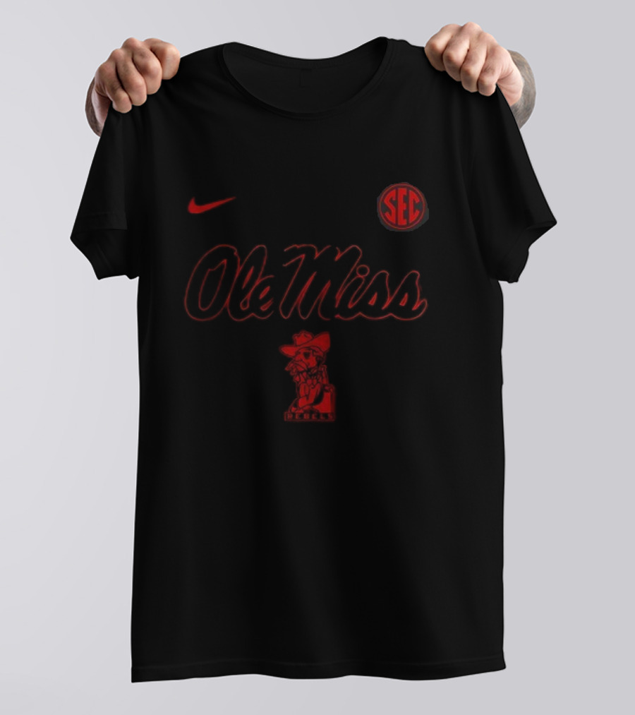 Ole Miss Rebels Nike SEC Stranger Things Crossover T-Shirt