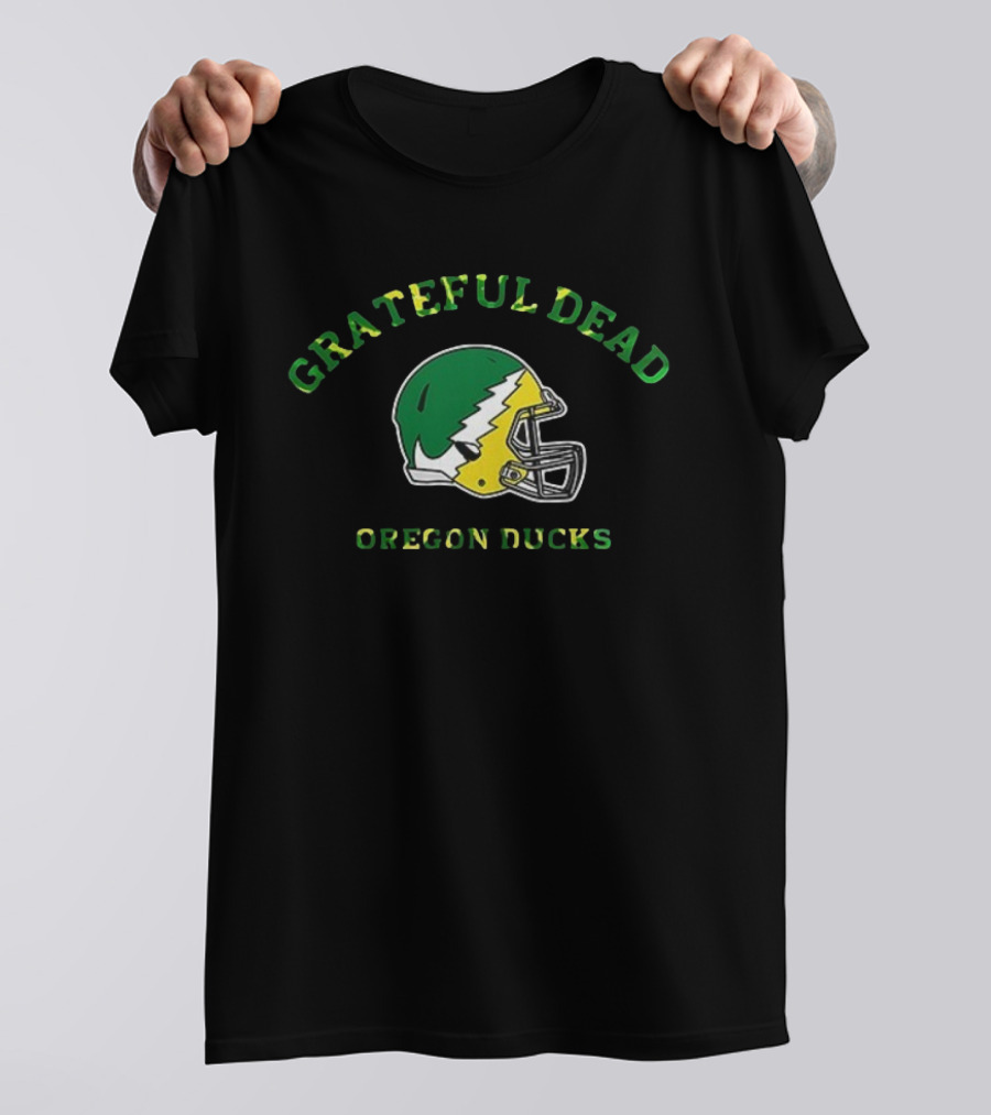 Grateful Dead Oregon Ducks Helmet Collaboration T-Shirt