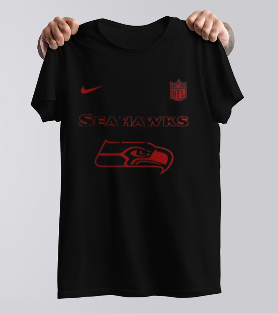 Seattle Seahawks Stranger Things NFL Nike Collaboration T-Shirt