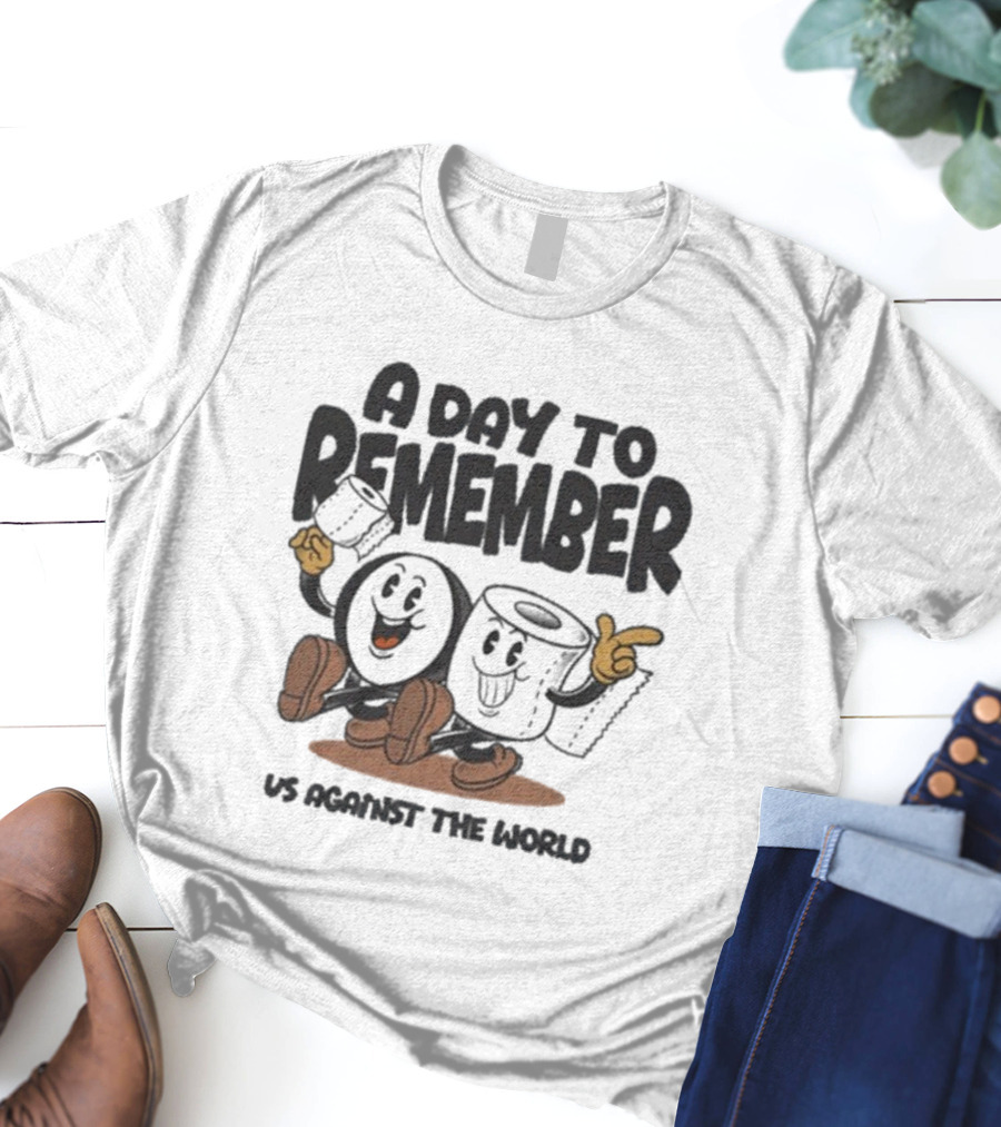A Day To Remember Us Against The World Beach Ball Characters T-Shirt