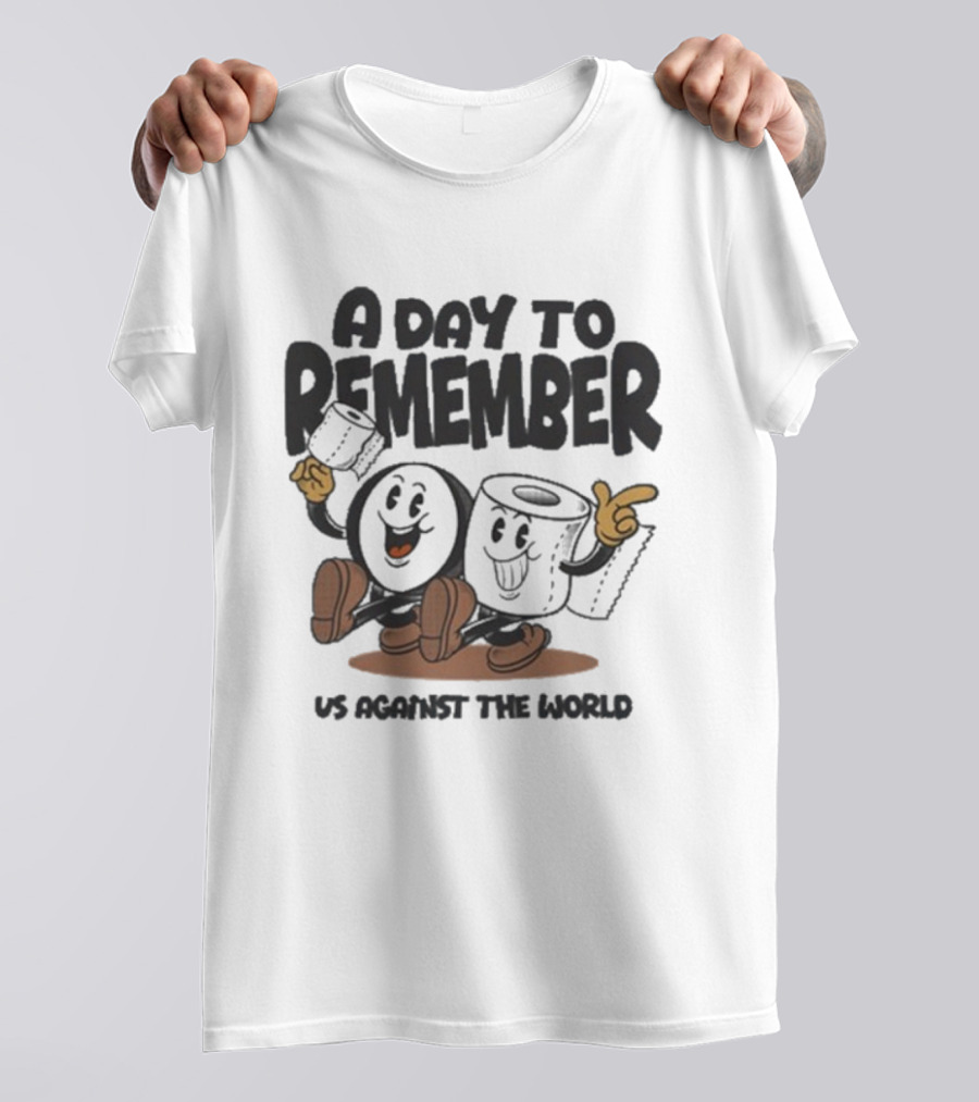 A Day To Remember Us Against The World Beach Ball Characters T-Shirt
