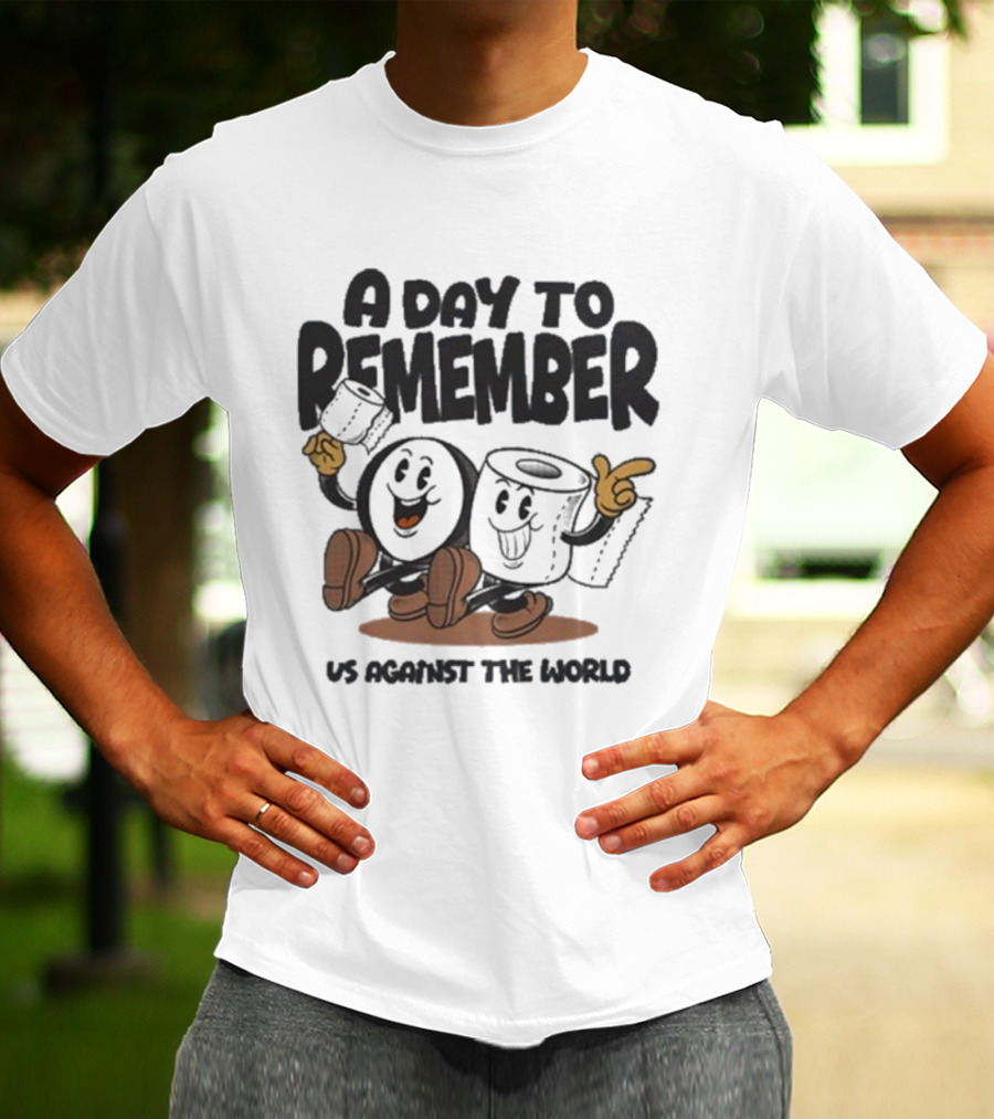 A Day To Remember Us Against The World Beach Ball Characters T-Shirt