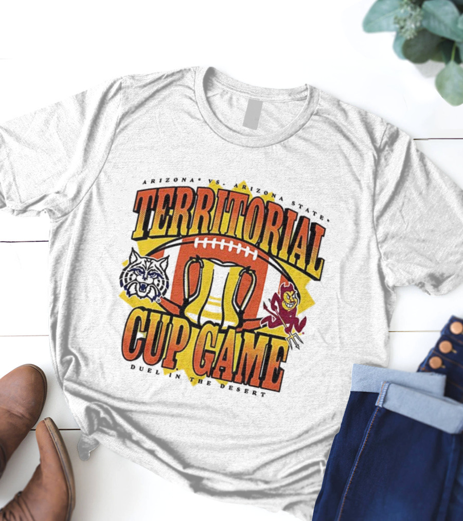 Arizona State Sun Devils Arizona Wildcats Territorial Cup Game Football Showdown T-Shirt