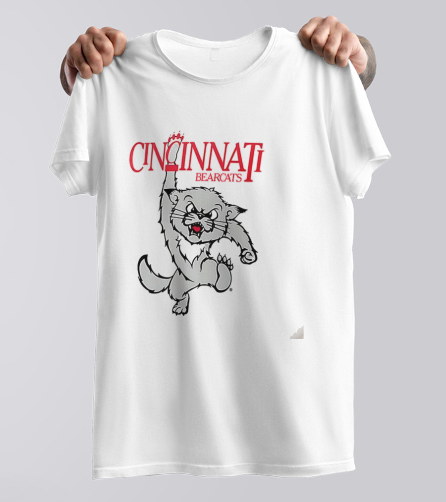 Cincinnati Bearcats Mascot Classic đỏ Trắng T-Shirt