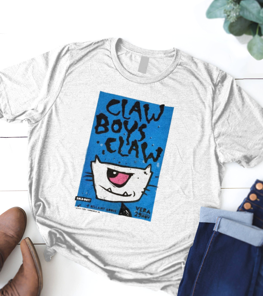 Claw Boys Claw Sold Out Bellamy Grove Vera Groningen 29 November 2025 T-Shirt