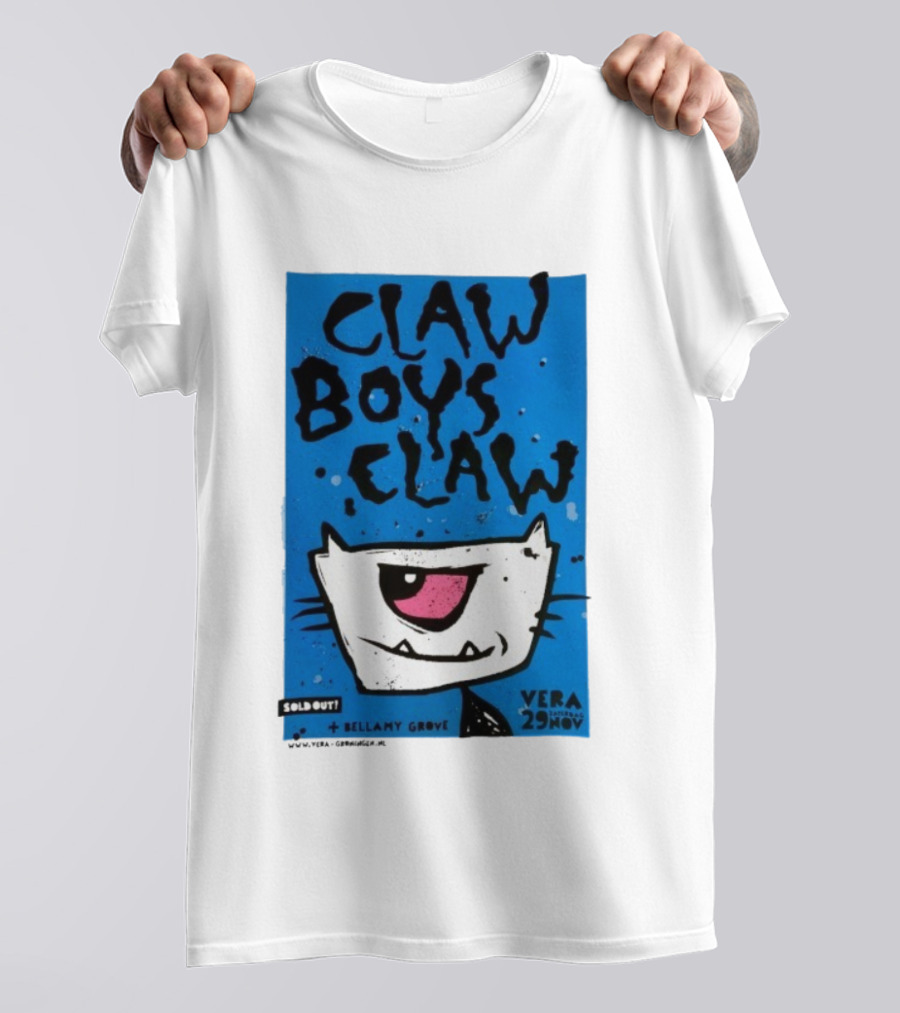 Claw Boys Claw Sold Out Bellamy Grove Vera Groningen 29 November 2025 T-Shirt