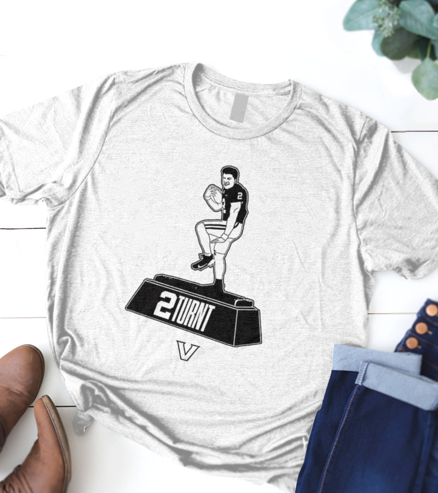 Diego Pavia 2 Turnt Football V T-Shirt