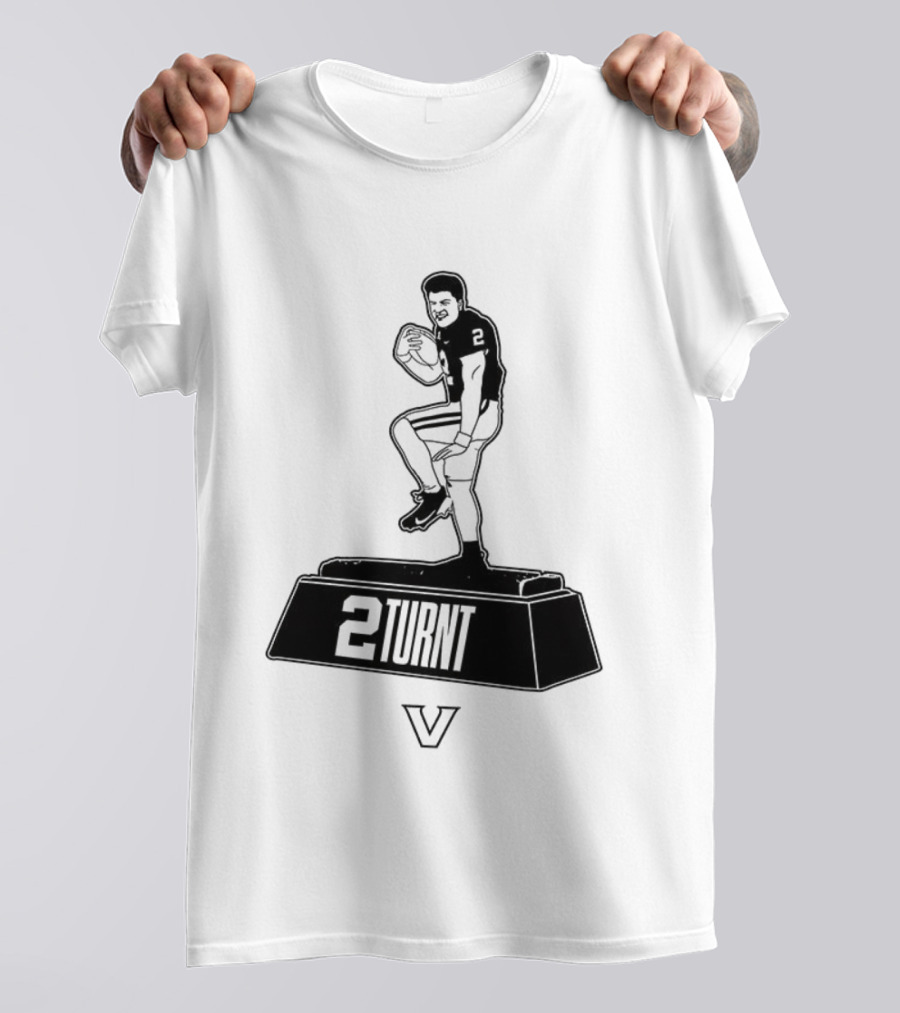 Diego Pavia 2 Turnt Football V T-Shirt