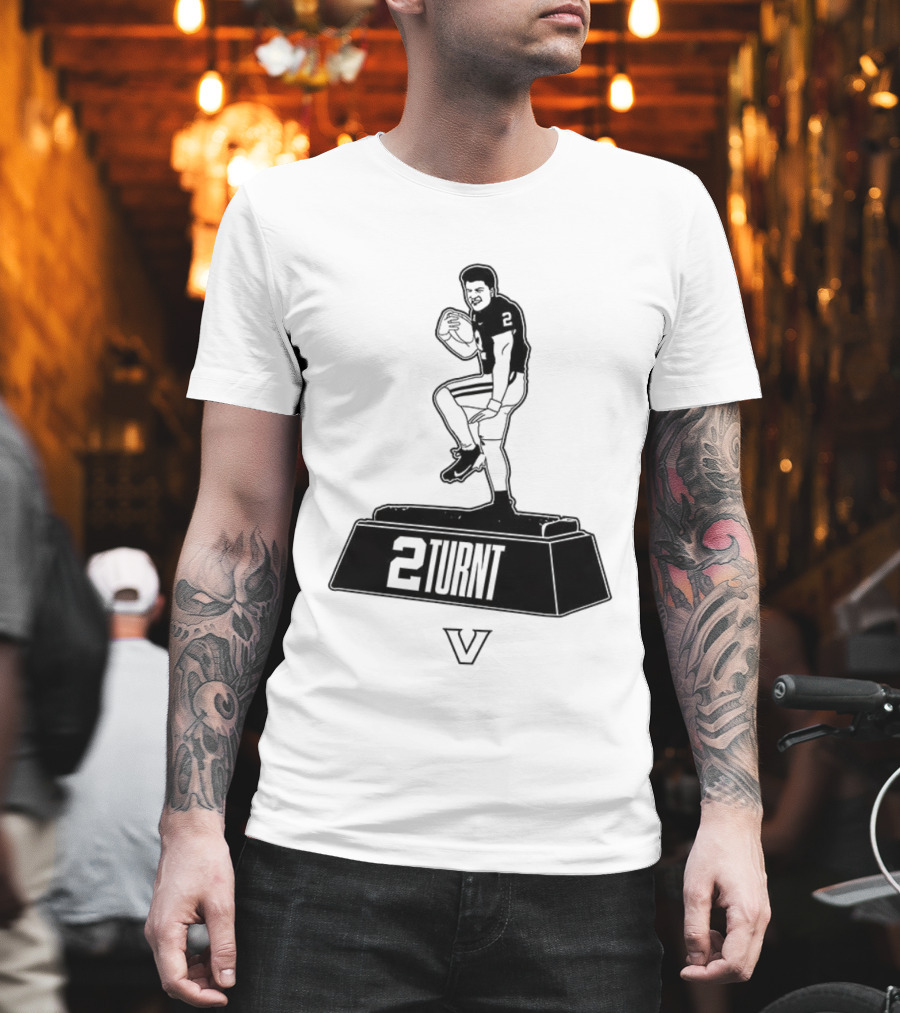 Diego Pavia 2 Turnt Football V T-Shirt