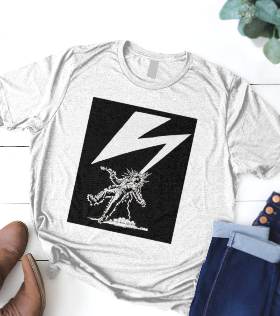 Krime Babylon Lightning Bolt Struck Punk Figures Compilation T-Shirt