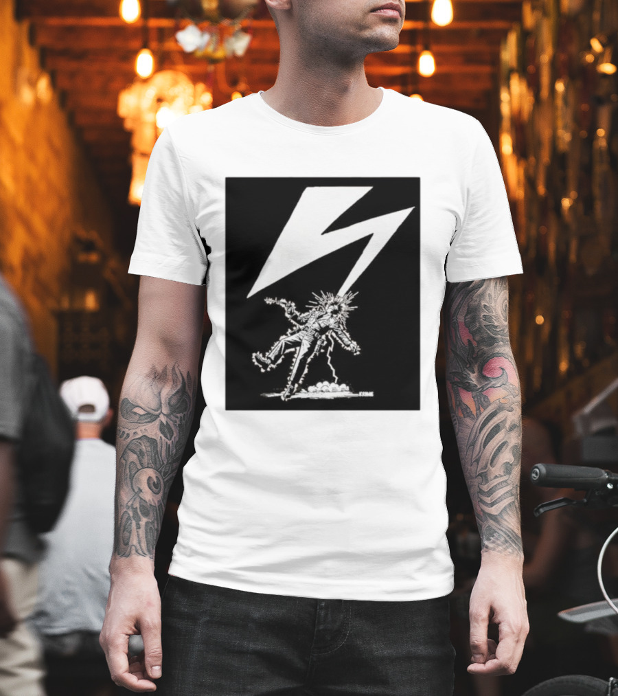 Krime Babylon Lightning Bolt Struck Punk Figures Compilation T-Shirt