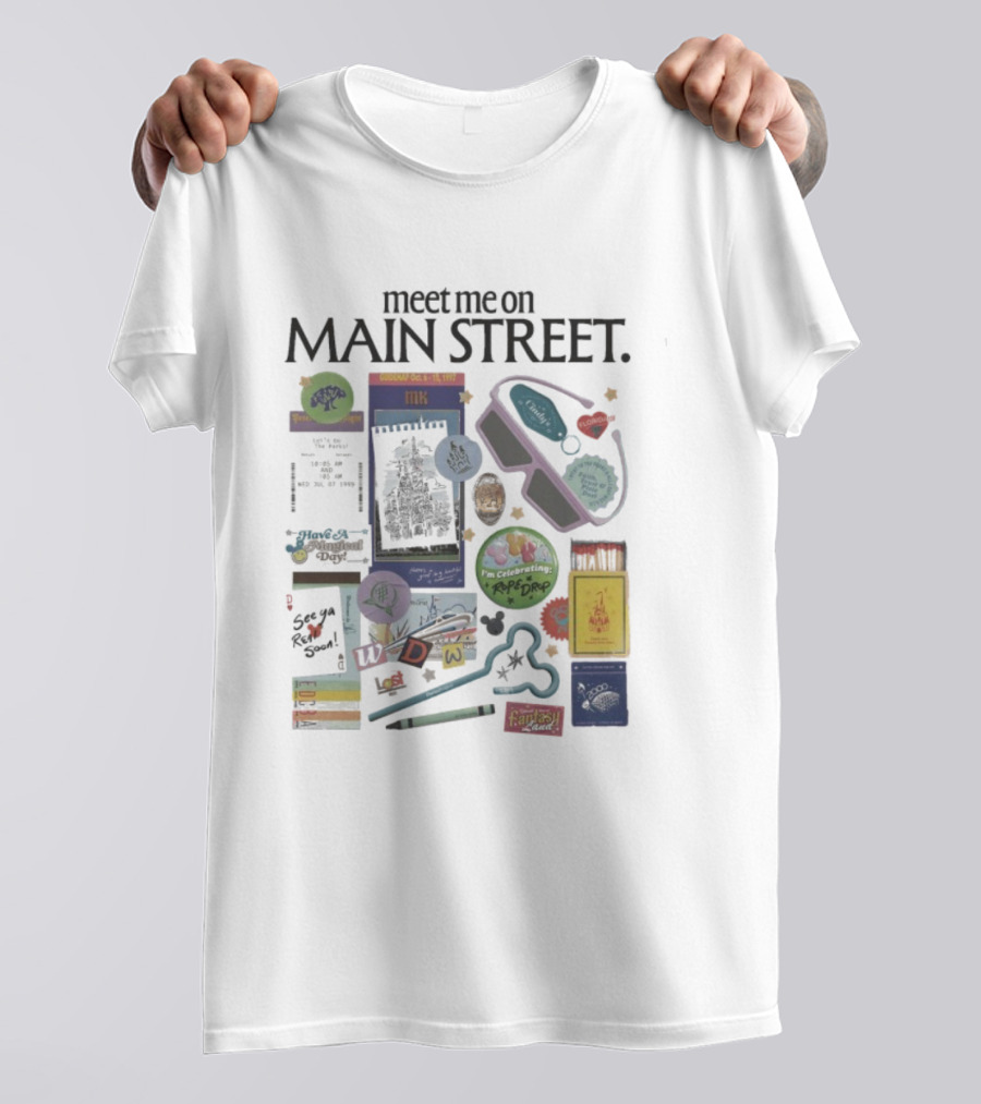 Meet Me On Main Street MK Rope Drop And Fantasy Celebrations T-Shirt