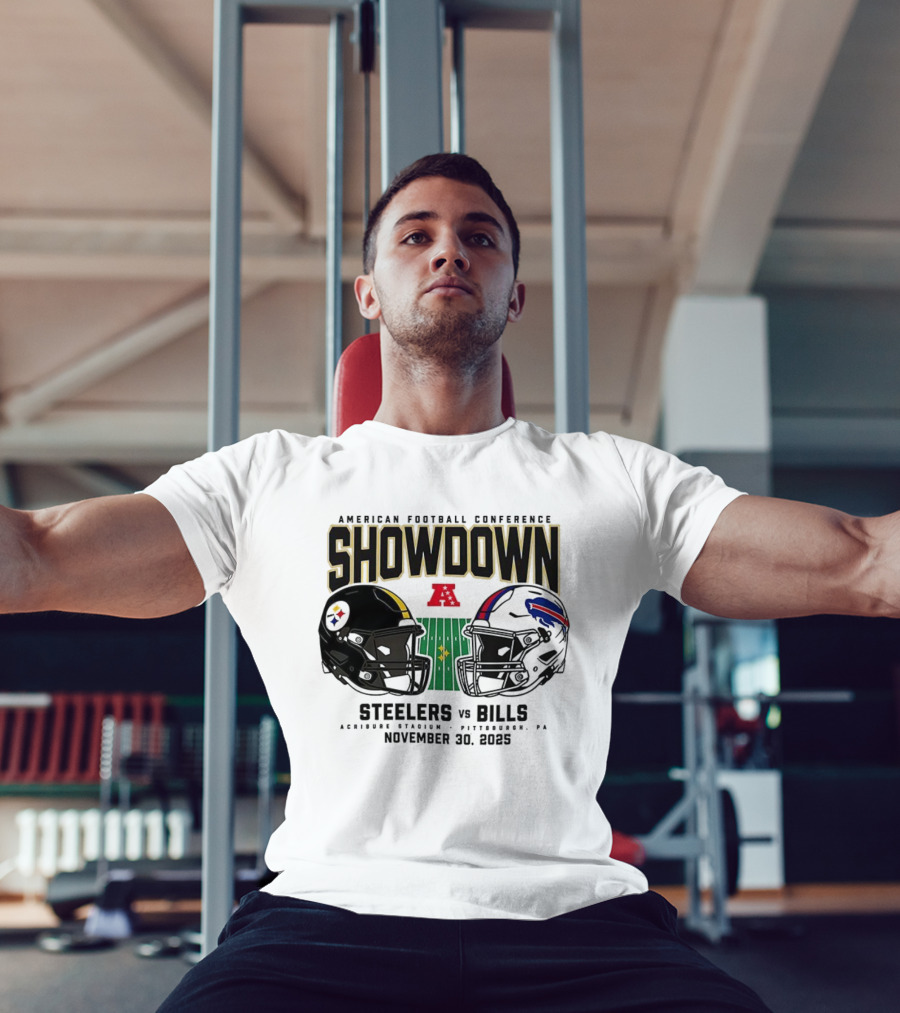 Steelers Vs Bills NFL Showdown November 30 2025 T-Shirt