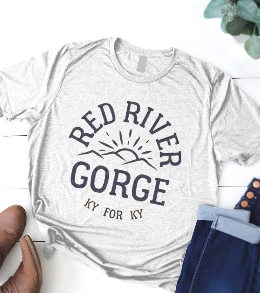 Red River Gorge KY For KY Sunrise Mountain Scene T-Shirt