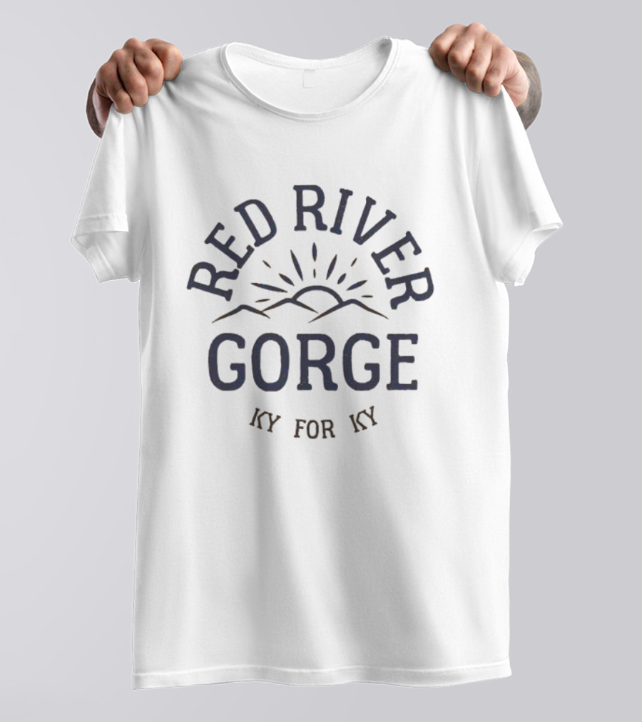 Red River Gorge KY For KY Sunrise Mountain Scene T-Shirt
