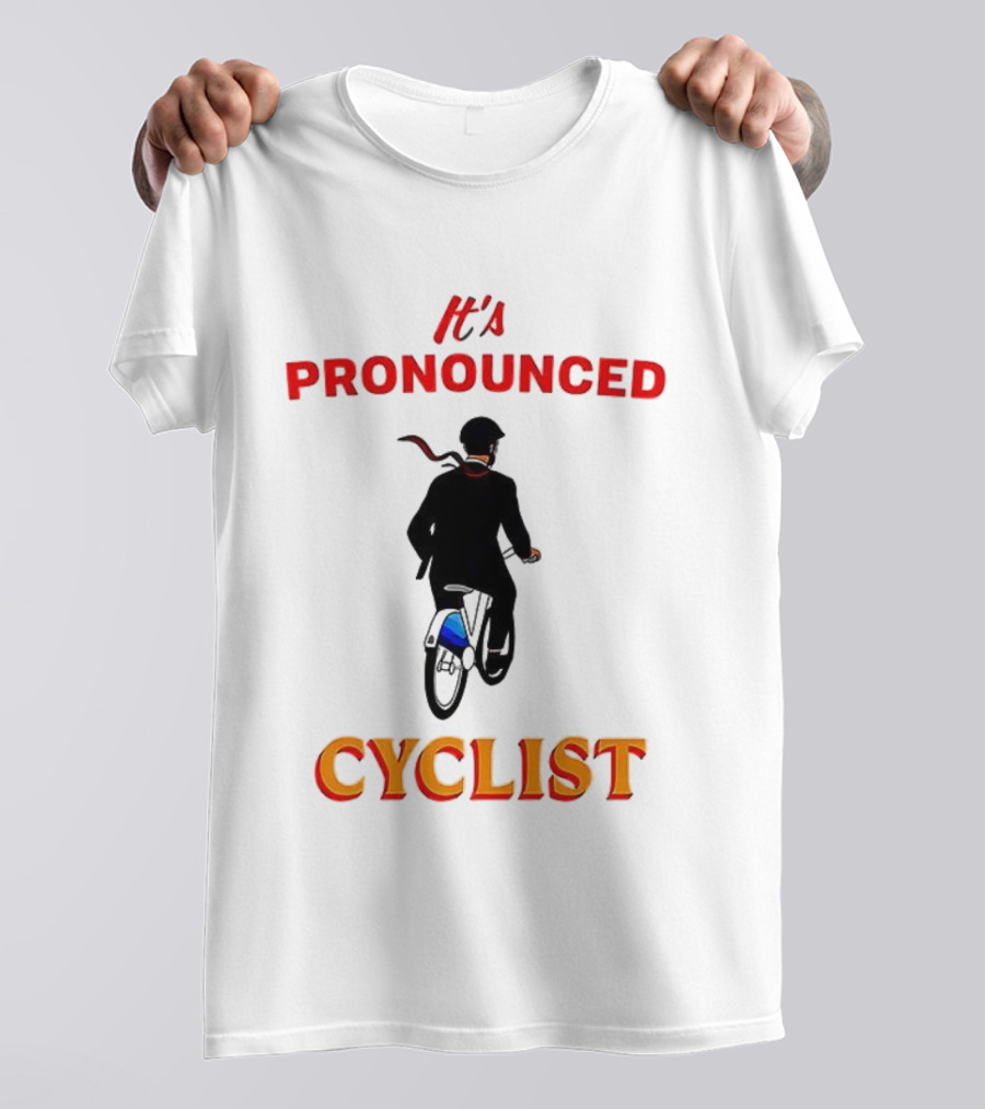 Zohran Mamdani It's Pronounced Cyclist Bicycle Rider Design T-Shirt