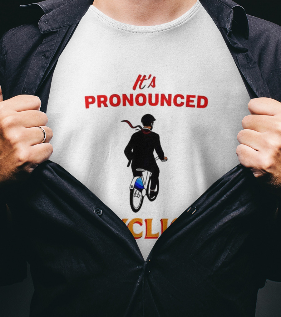 Zohran Mamdani It's Pronounced Cyclist Bicycle Rider Design T-Shirt