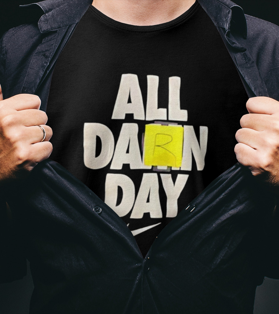 All Darn Day Nike Swoosh R Graphic T-Shirt