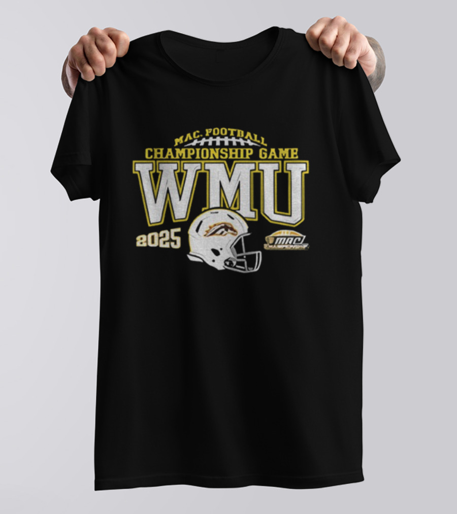 WMU Western Michigan Broncos MAC Football Championship Game 2025 T-Shirt
