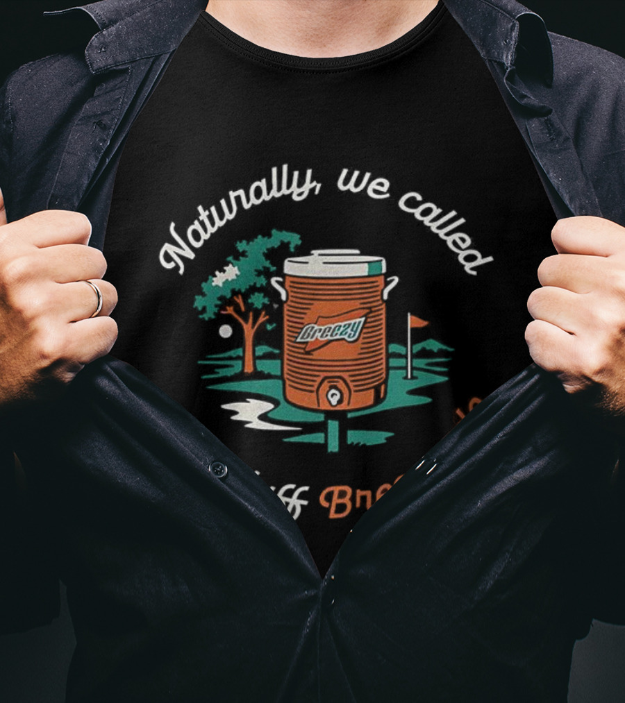 Naturally We Called Our Stuff Breezyade Retro Dispenser And Tree Scene T-Shirt