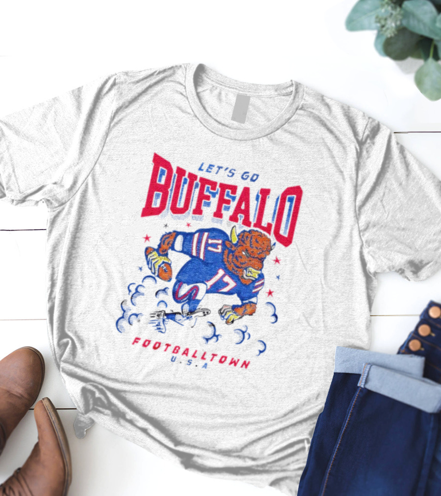 Let's Go Buffalo 17 Footballtown U.S.A. T-Shirt