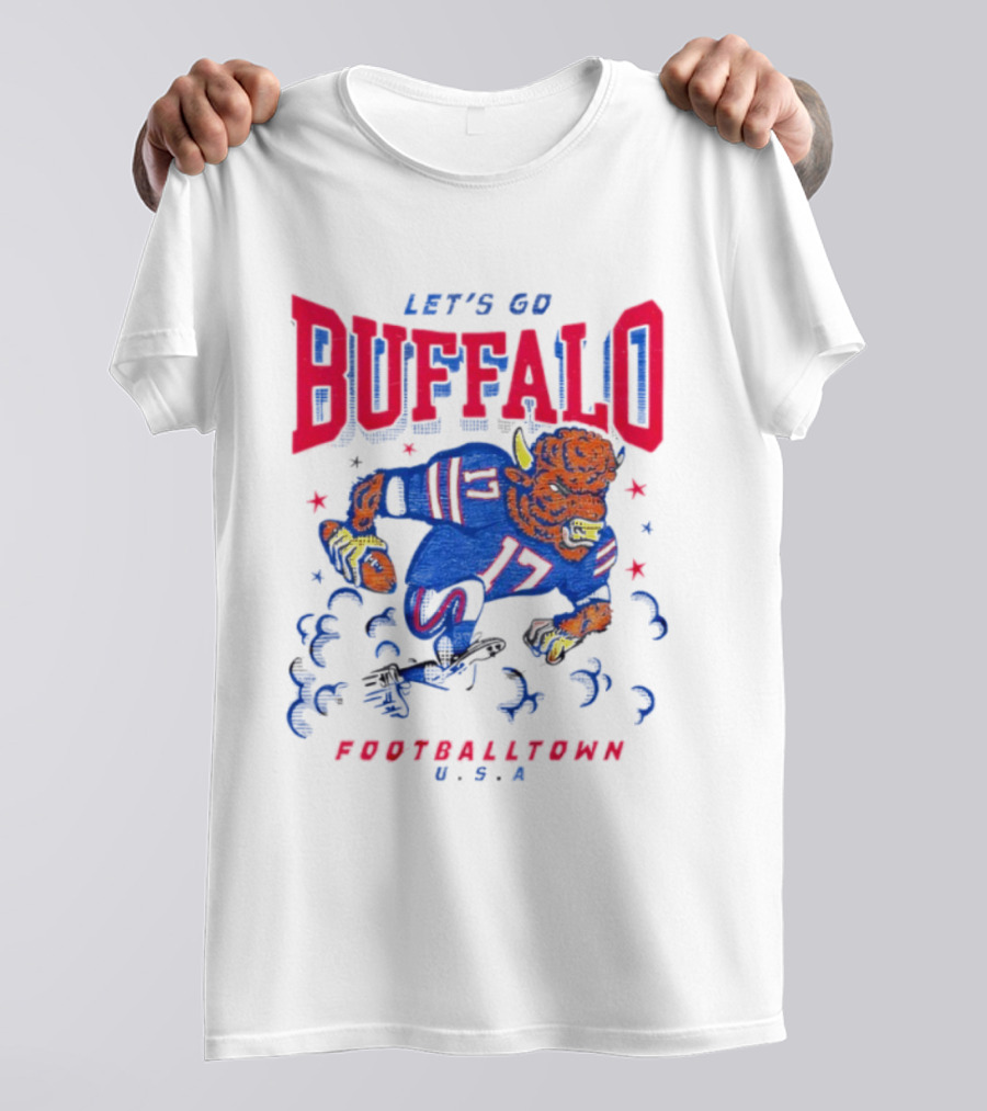 Let's Go Buffalo 17 Footballtown U.S.A. T-Shirt