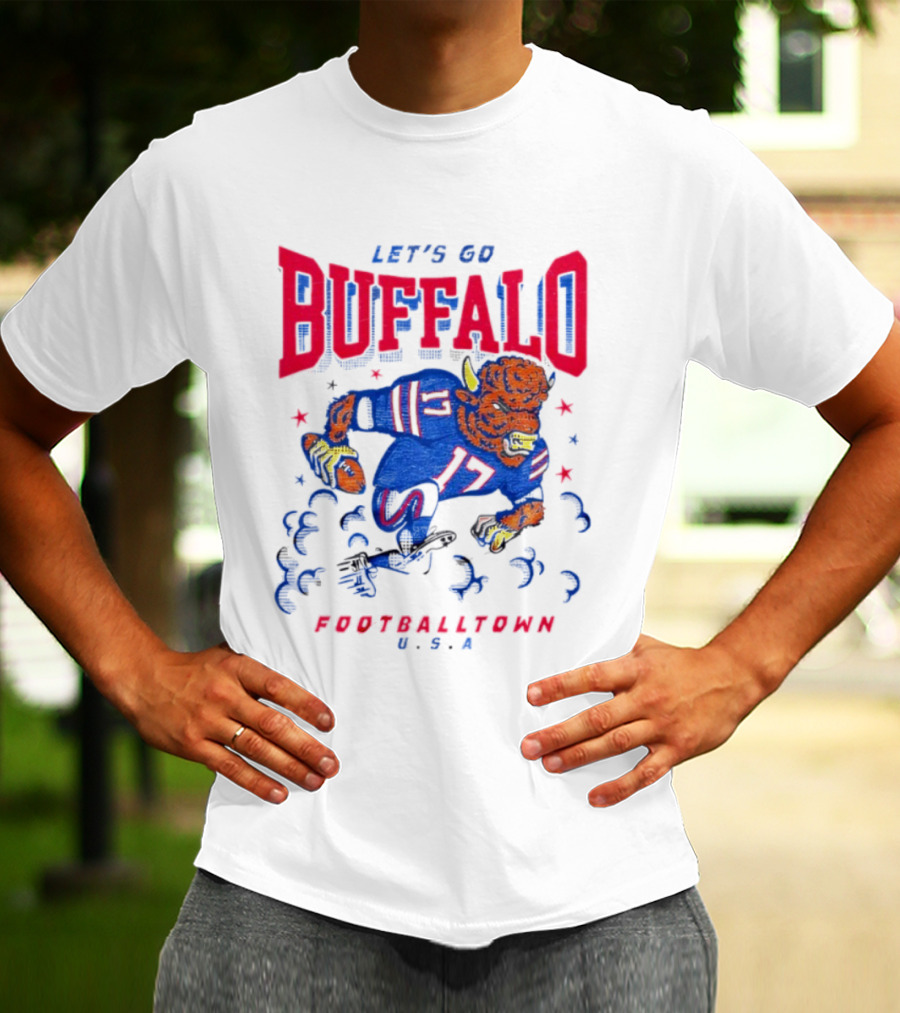 Let's Go Buffalo 17 Footballtown U.S.A. T-Shirt