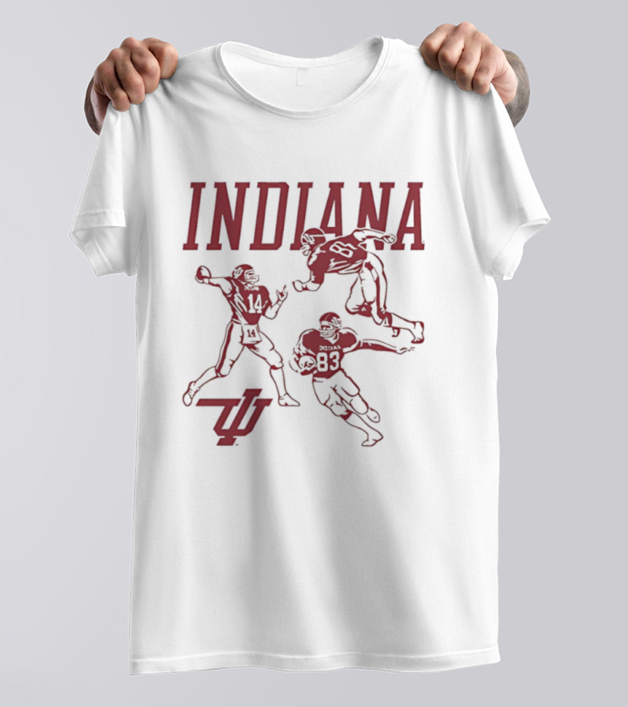 Indiana Football 1983 Players IU 14 85 83 T-Shirt