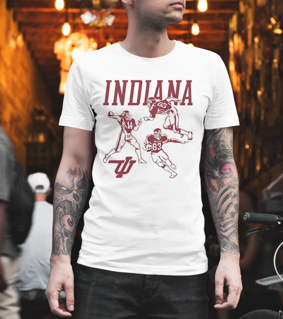 Indiana Football 1983 Players IU 14 85 83 T-Shirt
