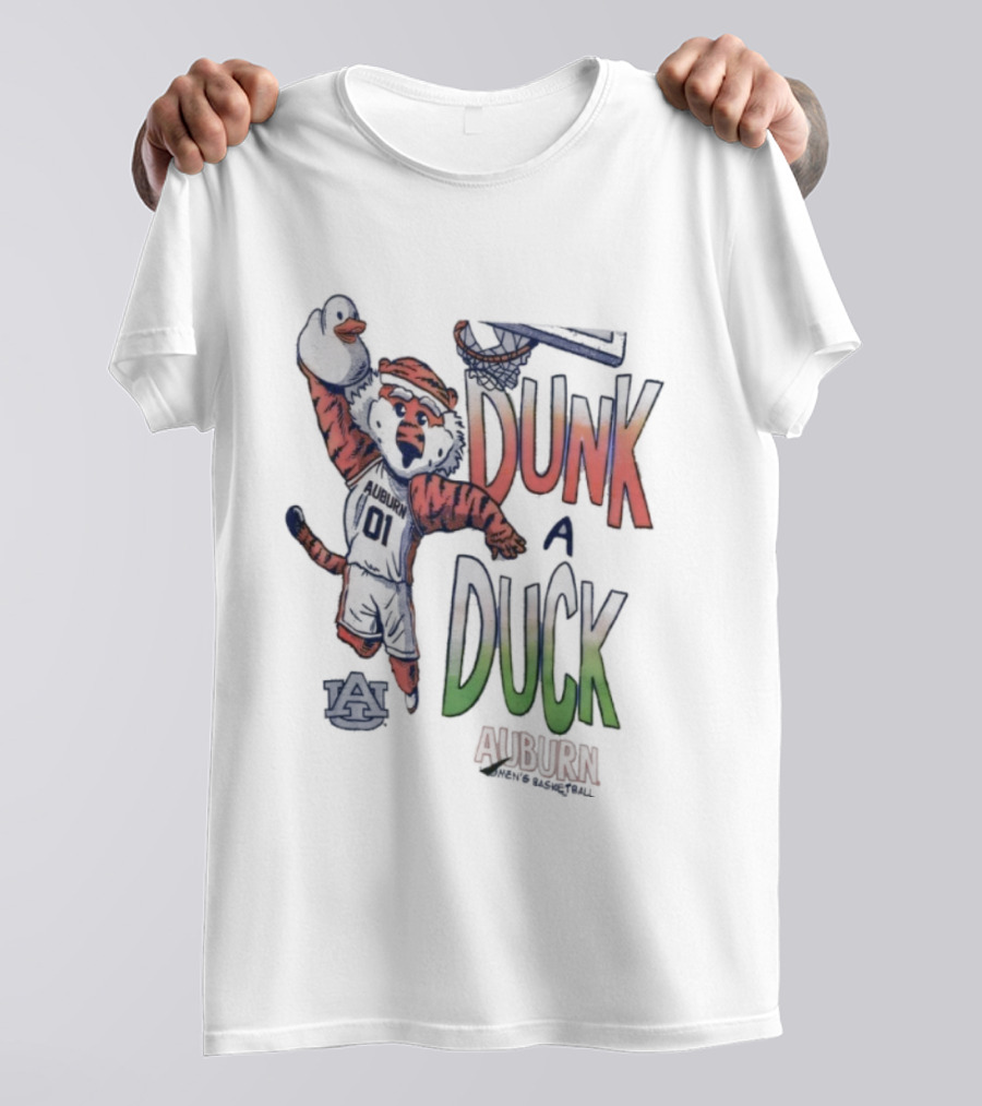Auburn Tigers Dunk A Duck Mascot Auburn T-Shirt