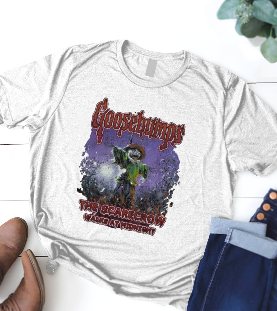 Goosebumps The Scarecrow Walks At Midnight Creepy Horror Collection T-Shirt