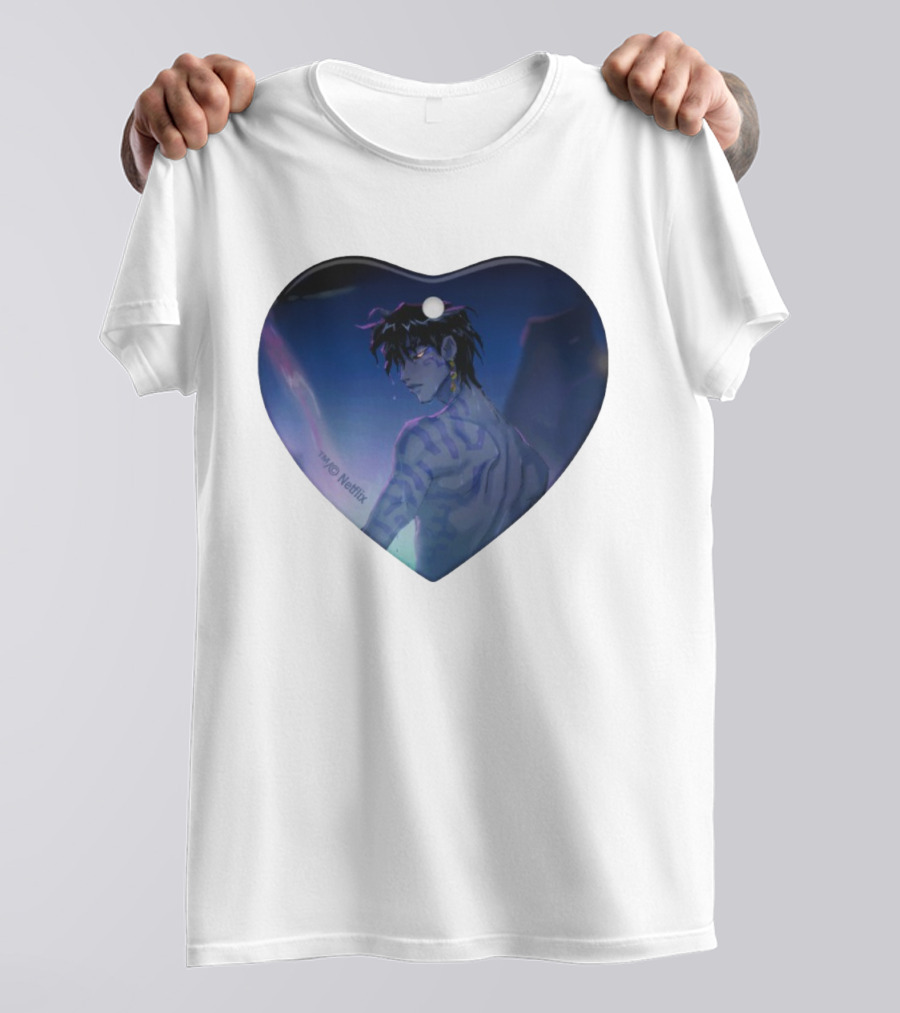 Netflix KPop Demon Hunters Jinu Ornament Anime Character Portrait T-Shirt
