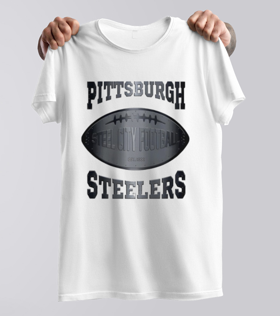 Pittsburgh Steelers Steel City Football Est. 1933 T-Shirt