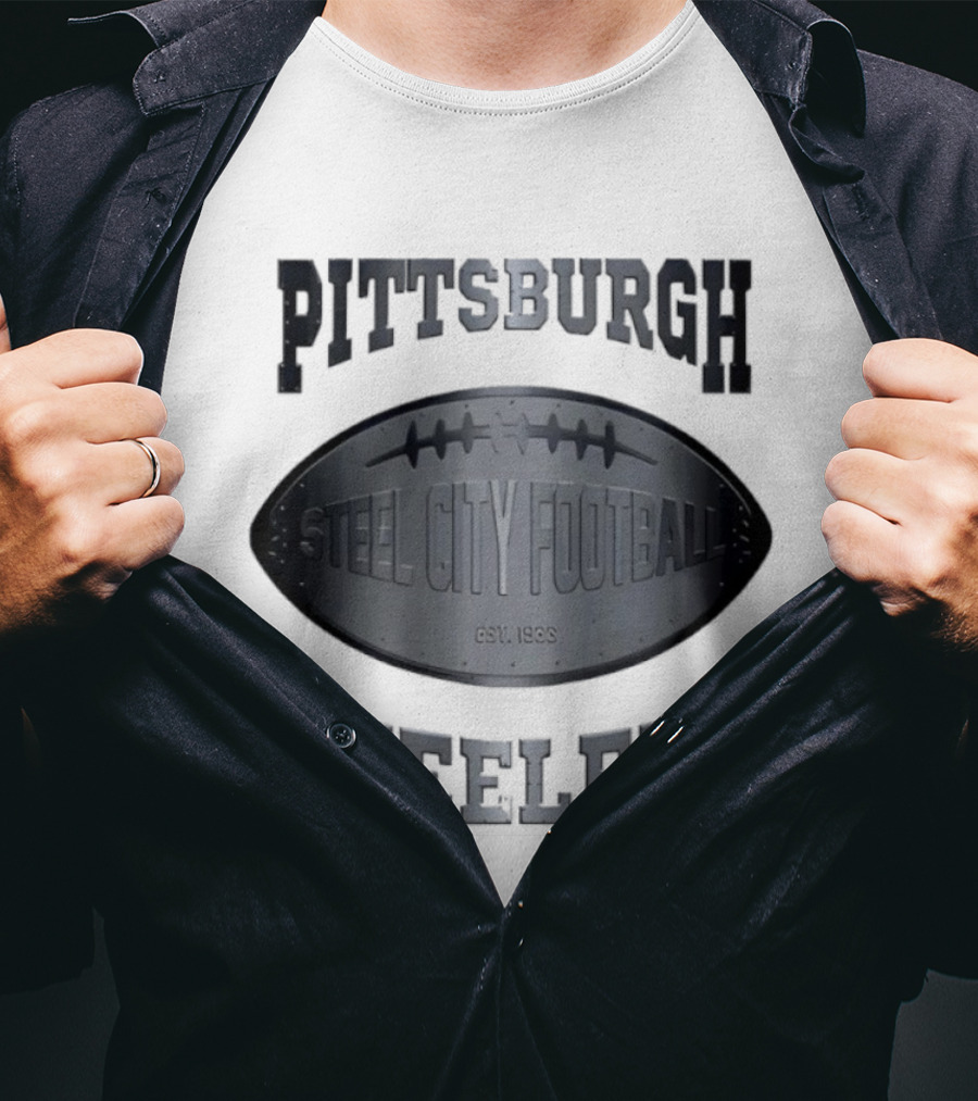 Pittsburgh Steelers Steel City Football Est. 1933 T-Shirt