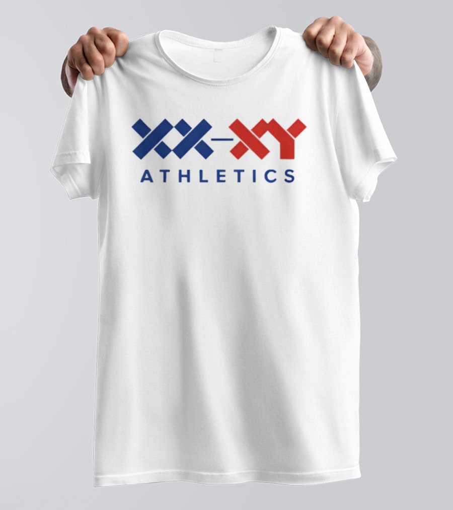XX XY Athletics Riley Gaines Husband Theres Only Two Genders T-Shirt