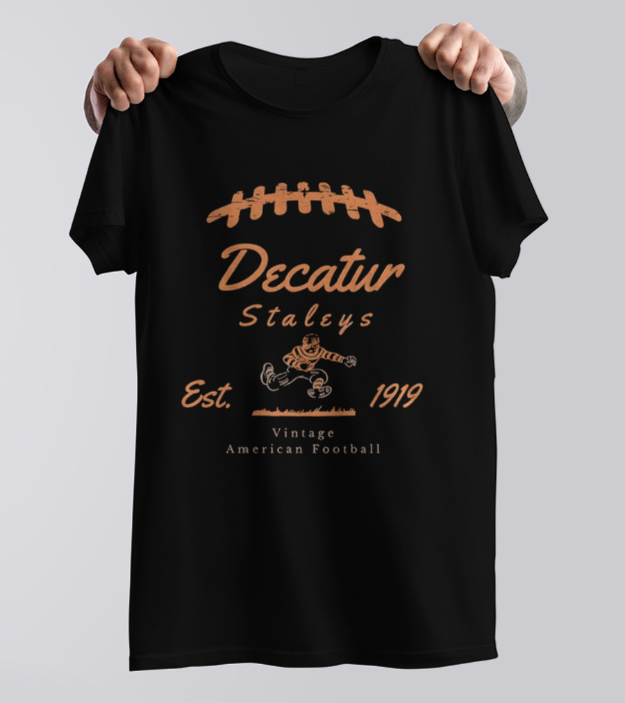 Decatur Staleys Est 1919 Vintage American Football Chicago Bears T-Shirt
