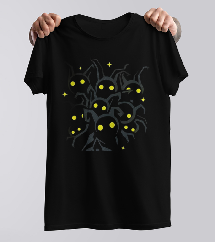 Shadows Kingdom Hearts Heartless Dive Into Darkness Gaming Apparel T-Shirt