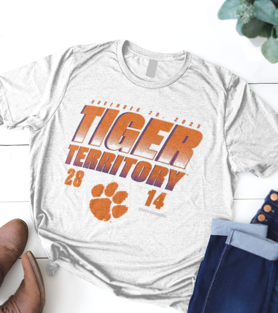 Clemson Tiger Territory South Carolina 28-14 December 29 Rivalry Showdown T-Shirt