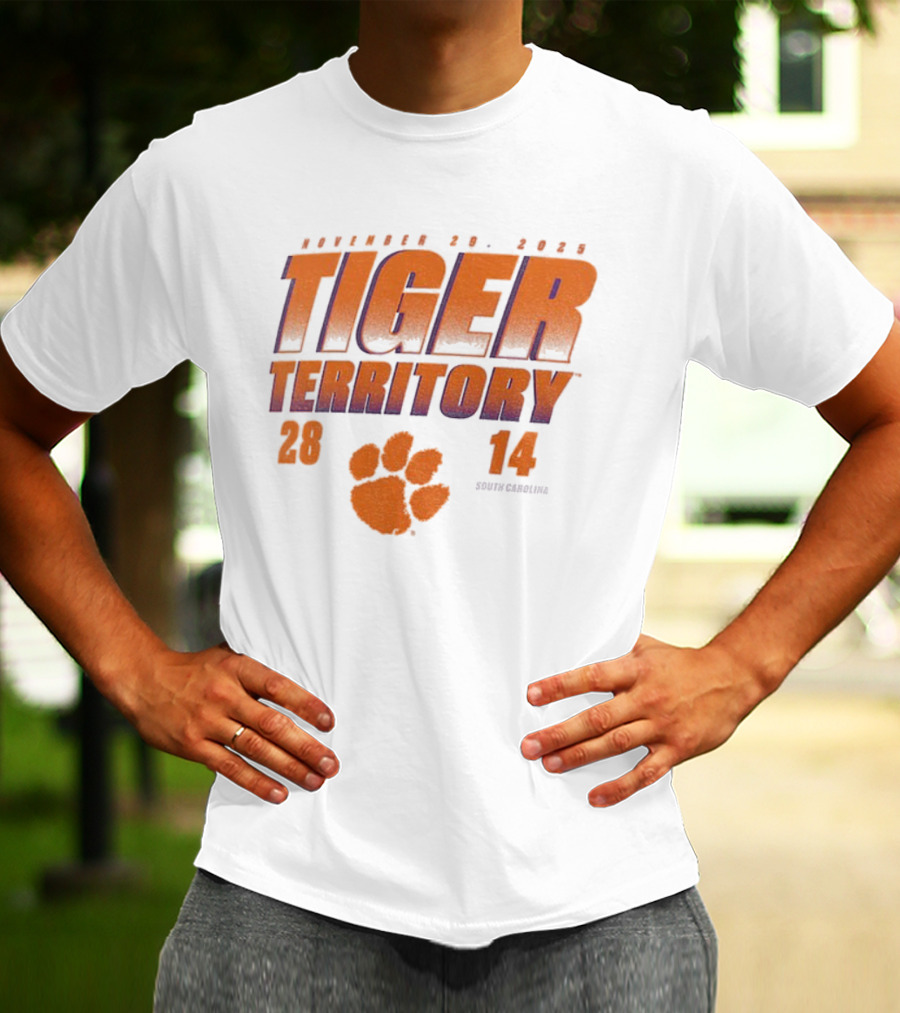Clemson Tiger Territory South Carolina 28-14 December 29 Rivalry Showdown T-Shirt