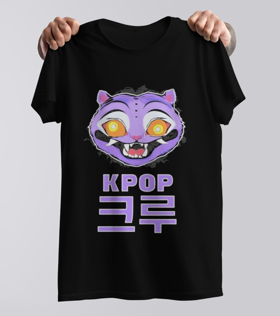 KPOP Krewe Derpy Tiger Demon Hunters T-Shirt