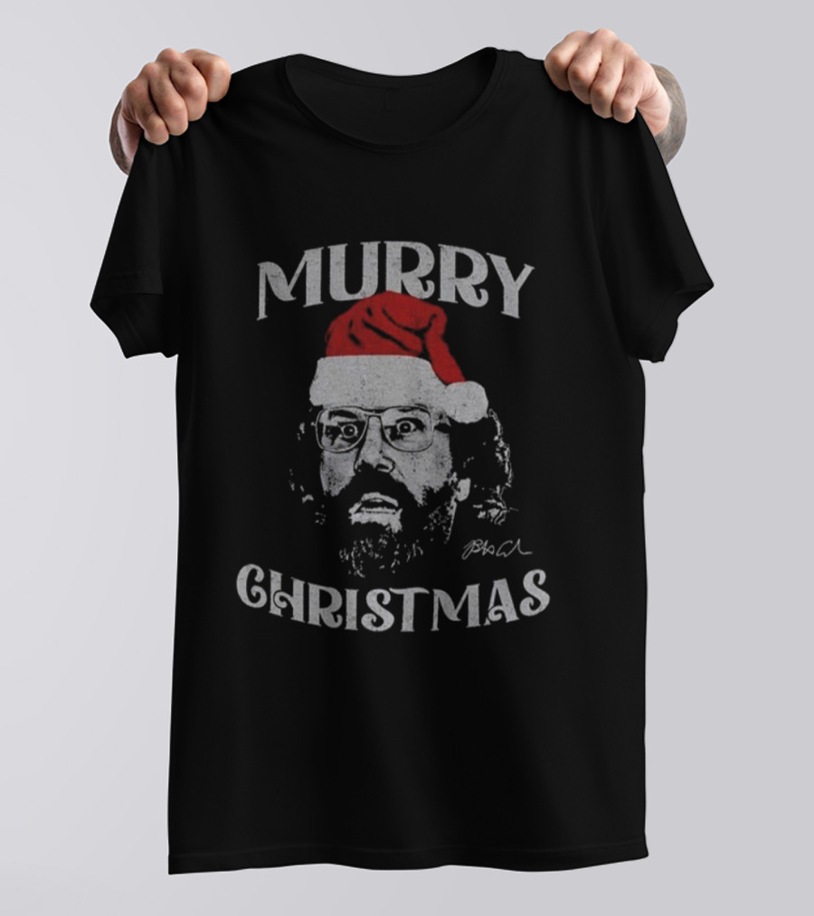 Murry Christmas Stranger Things Santa Hat T-Shirt
