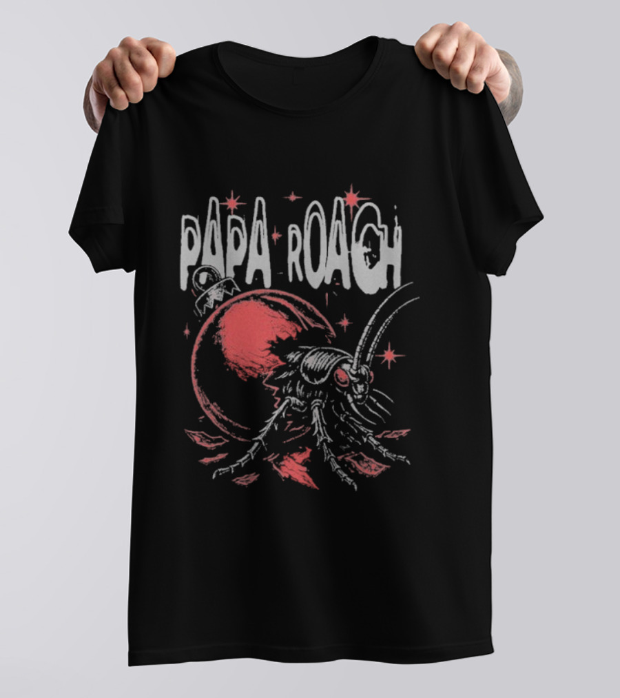 Papa Roach Christmas Roach Red Ornament Festive Design T-Shirt