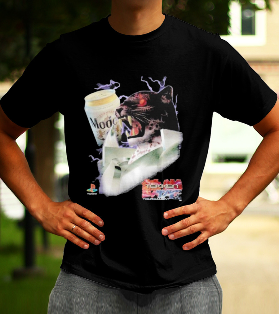 Tekken TAG Tournament Armor King X Modelo 2000 Mamono World PlayStation T-Shirt