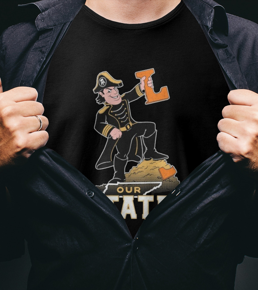 Vanderbilt Commodores Mascot Holding L Our State T-Shirt