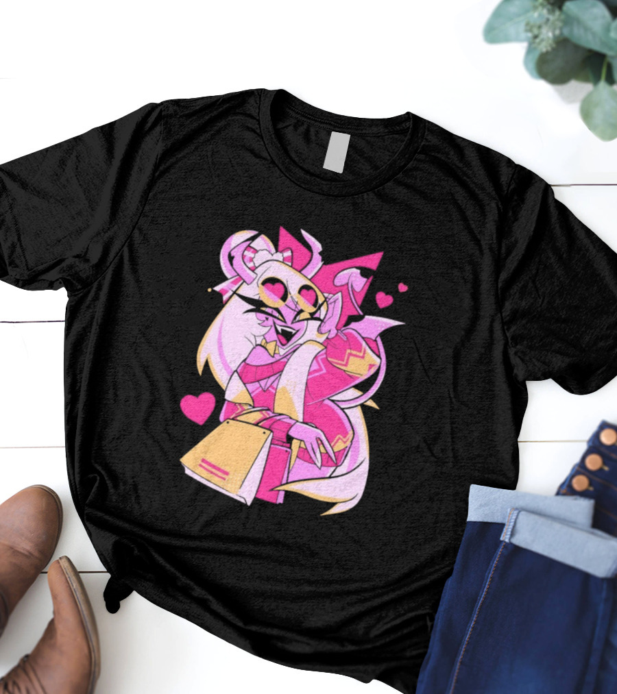 Verosika Hellaverse Cozy Winter Hazbin Hotel Character Art T-Shirt