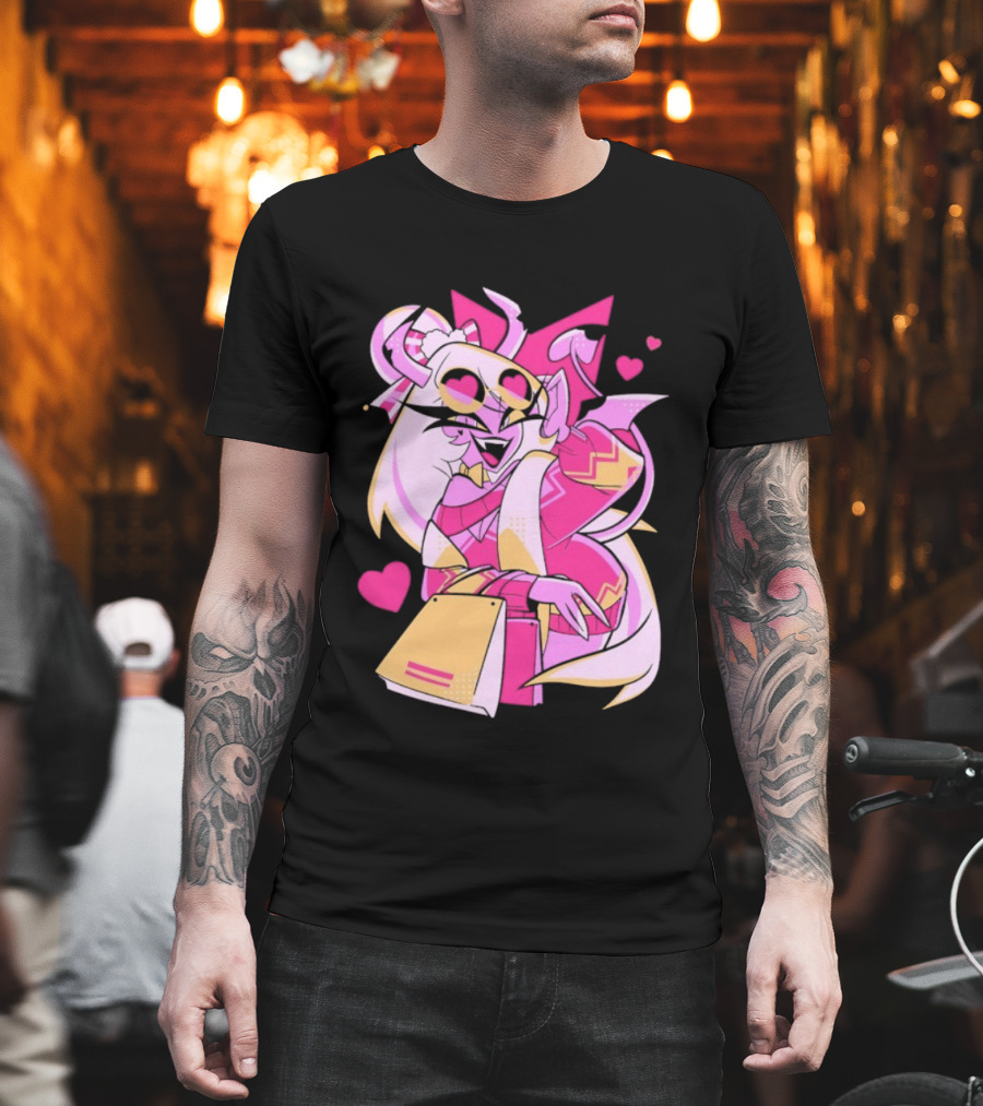 Verosika Hellaverse Cozy Winter Hazbin Hotel Character Art T-Shirt