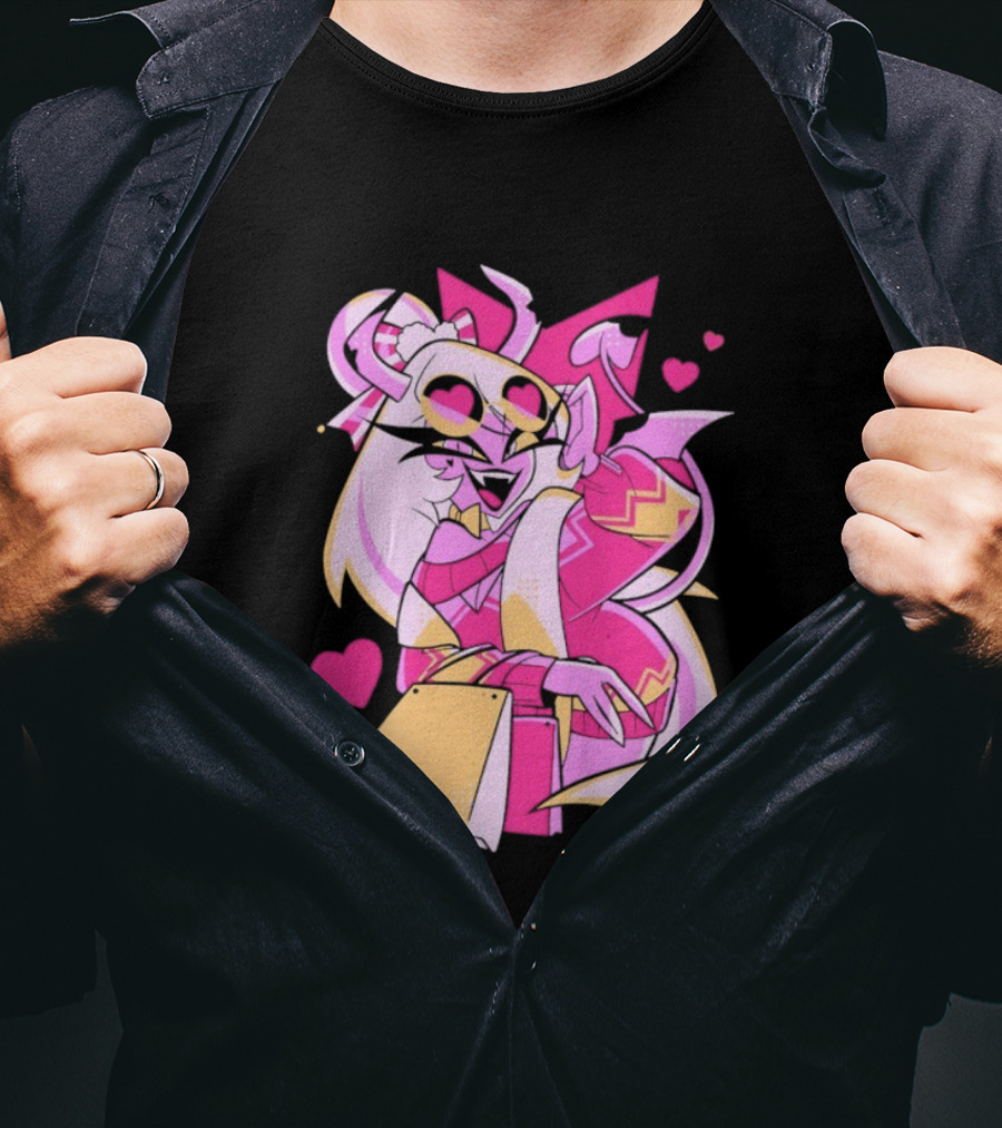 Verosika Hellaverse Cozy Winter Hazbin Hotel Character Art T-Shirt