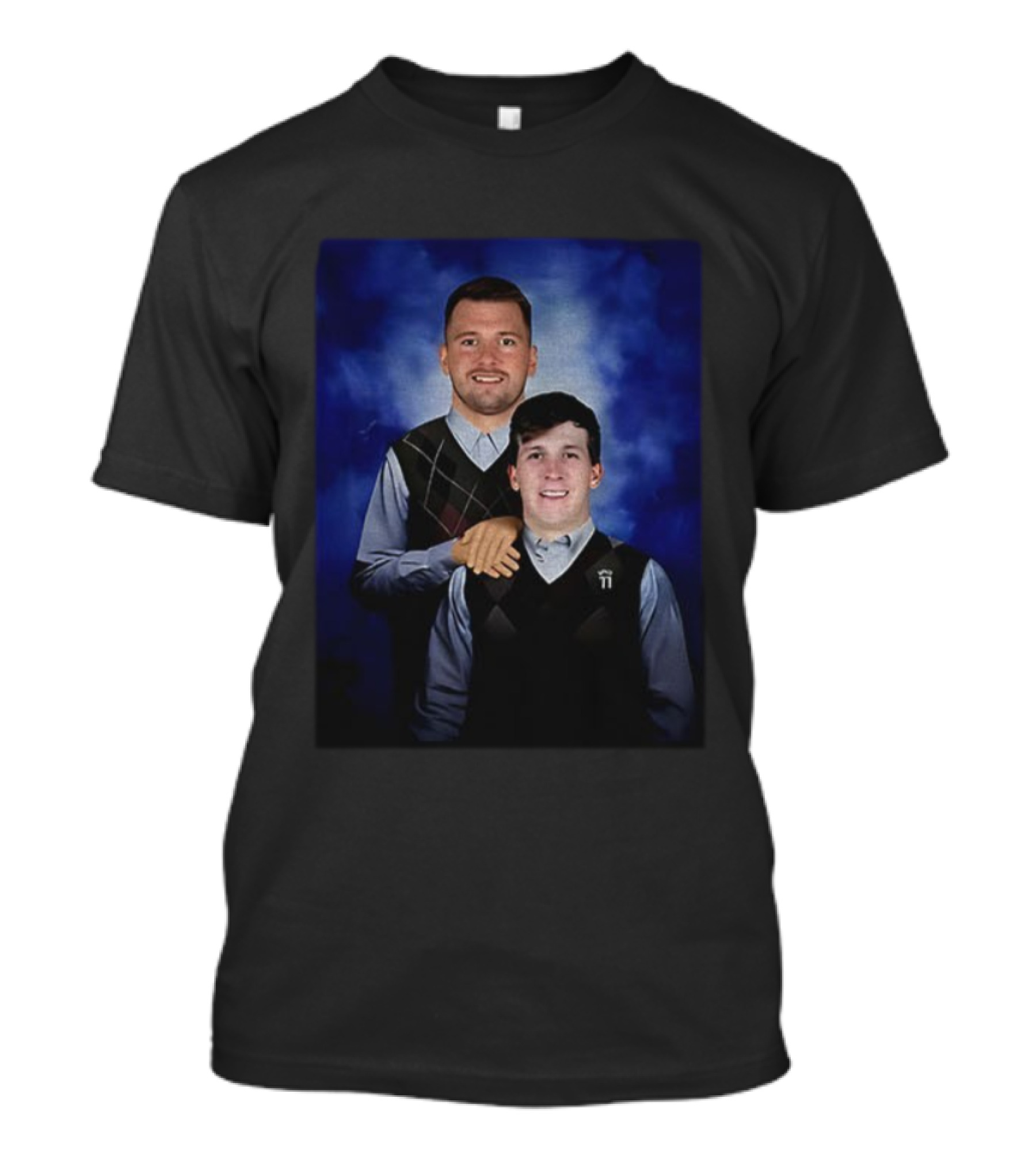 Austin Reaves Luka Doncic Step Brothers Basketball Meme Portrait T-Shirt