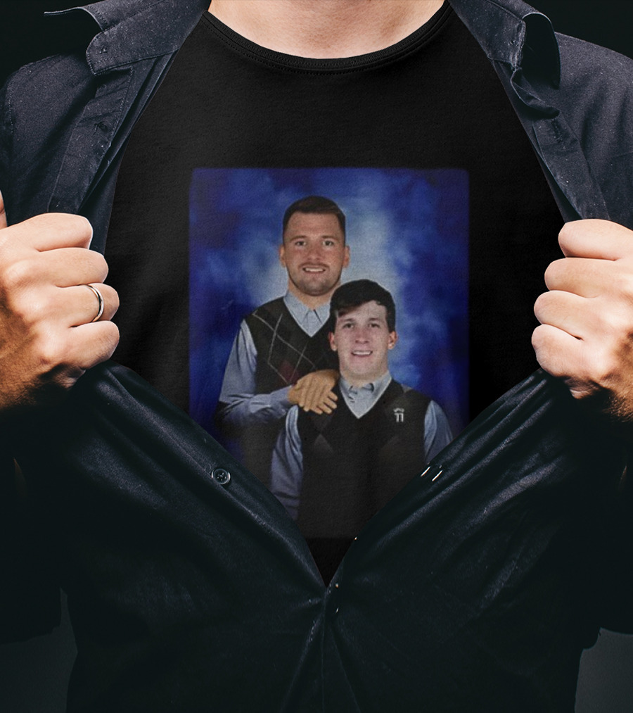 Austin Reaves Luka Doncic Step Brothers Basketball Meme Portrait T-Shirt