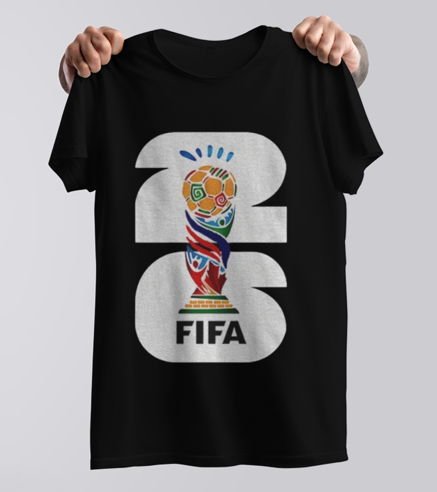 FIFA World Cup 2026 Trophy Emblem Iconic Soccer Championship Symbol T-Shirt